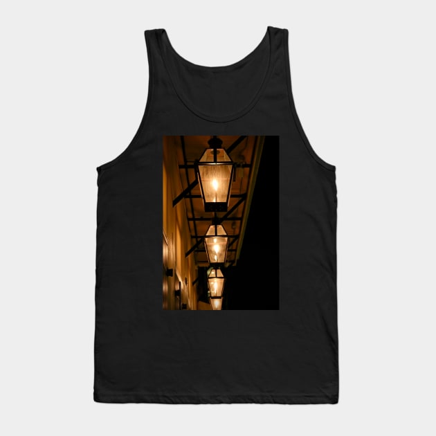 Gas Lamps down in the Quarter Tank Top by somekindofguru